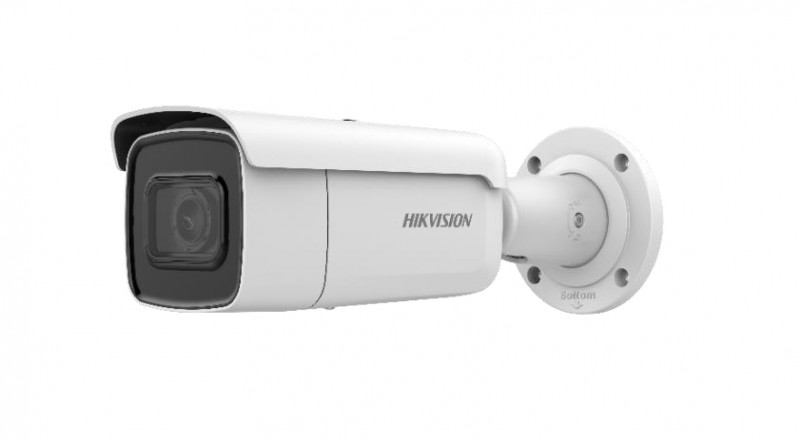 Cámara IP tipo bala 4K 8 megapixeles, lente 2.8 a 12mm, 50 metros, marca Hikvision