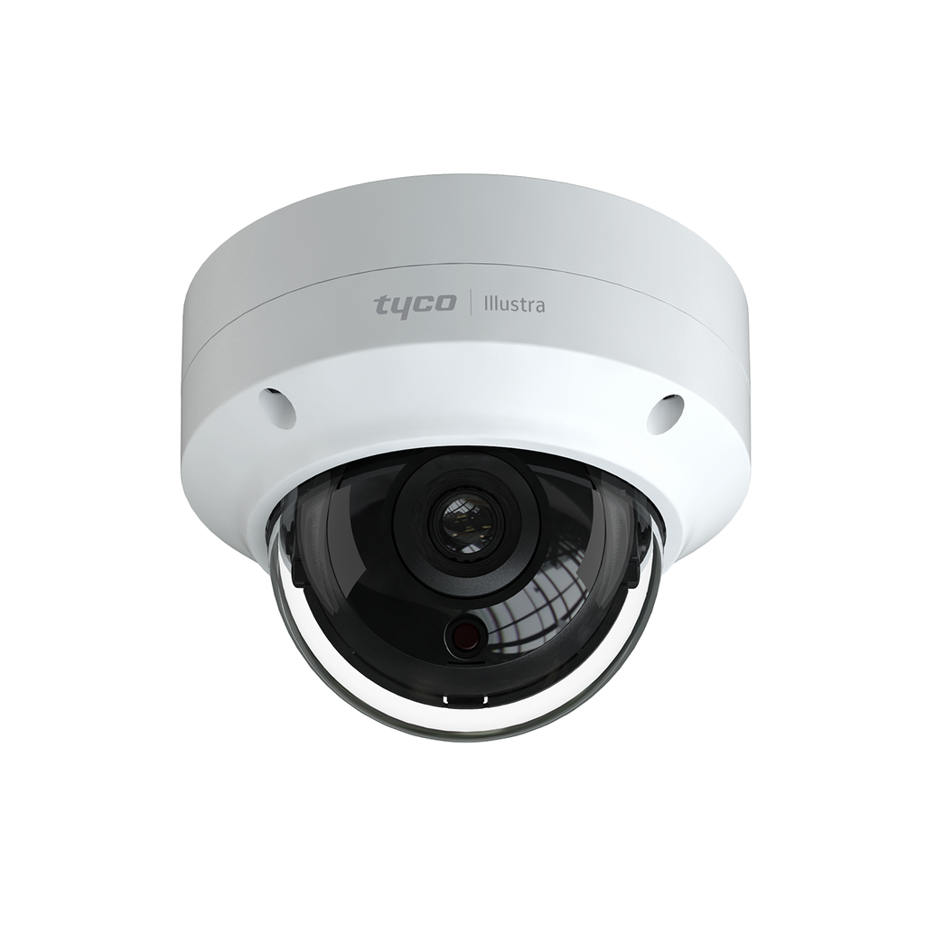 Cámara IP tipo Domo 4 megapixeles lente 2.8mm marca Ilustra