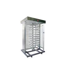 [XT-100-CS] Molinete Cuerpo Completo / Interior/Exterior / 100% Acero con Pintura Gris / EJE CENTRAL de Acero Inoxidable marca AccessPRO Industrial