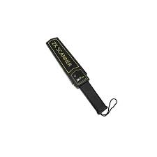 Detector de metal de mano, alarma, luz y vibracion, Marca ZKTeco