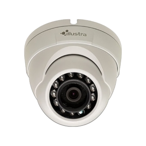 [IES02CFBCWIYA] Cámara IP tipo domo 2 megapixeles lente fijo 3.6mm 30 metros marca Ilustra